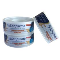 Esparadrapo Impermeável Sanfarma Branco 1,2cm x 4,5m 96 Unid