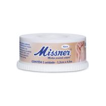 Esparadrapo Missner Impermeavel Bege, 1 Unidade Com 1,2Cm X 4,5M