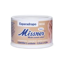 Esparadrapo Missner Impermeável Bege Extra Flexível 2,5cmx4,5m