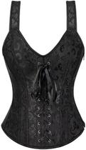 Espartilho ADELCE Renaissance Overbust Shaper com cadarço preto M