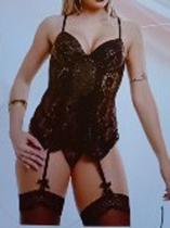 Espartilho completo com detalhes em beje