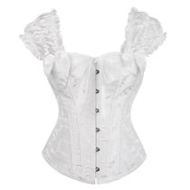 Espartilho Corpete Corset Bordado Cinta Modela Cintura Alça Espartilho Corpete Corset Bordado Cinta Modela Cintura Alça