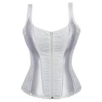 Espartilho Corpete Corset Overbust Com Alça Zíper Frontal Espartilho Corpete Corset Overbust Com Alça Zíper Frontal