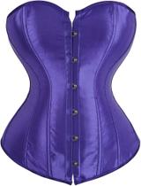 Espartilho feminino ADELCE Sexy Boned Overbust Shaper Deep Purple M