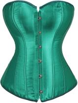 Espartilho feminino ADELCE Sexy Boned Overbust Shaper verde 7GG