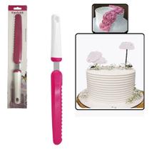 Espátula 2 em 1 Reta + Serrilhada Linha Confeiteiro