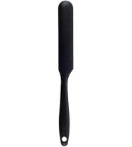 Espátula 32cm Confeiteiro Em Silicone Preto Mak Inox Espátula 32cm Confeiteiro Em Silicone Preto Mak Inox