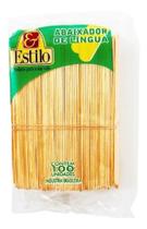 Espatula Abaixador De Lingua Palito De Madeira 100un