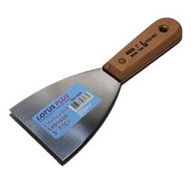 ESPATULA AÇO CROMADO CABO MADEIRA 15 CM 6,0 polegadas