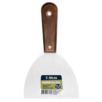 Espatula Aco Inox 12,5cm 5'' Atlas Drywall Massa Corrida Pro