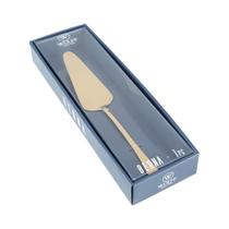 Espatula aco inox para bolo berna dourado fosco wolff