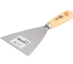 Espátula betumadeira aço carbono 4" 10cm cabo madeira Nove54