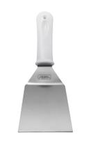 Espatula Cabo Branco Curva 90mm De Aço Inox Chapeiro Pizza G16