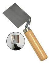 Espatula Canto Interno Desempenadeira Aço Inox Gesso