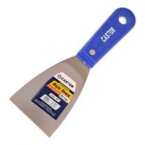 Espatula Castor Aco Inox Cabo Plastico Reforcado Azul 60Mm - 791