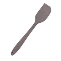 Espátula Colher Silicone Mexer Panela Cozinha Cinza 27cm Espátula Colher Silicone Mexer Panela Cozinha Cinza 27cm