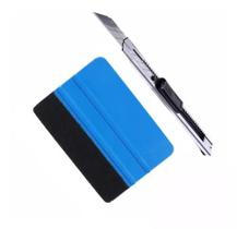 Espátula Com Feltro Anti Risco Envelopamento Adesivo