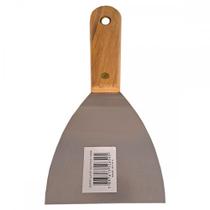 Espatula Compel Aco Inox Cabo Madeira 100Mm . / Kit C/ 6 Peças Espatula Compel Aco Inox Cabo Madeira 100Mm . / Kit C/ 6 Peças