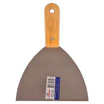 ESPATULA COMPEL ACO INOX CABO MADEIRA 120mm ESPATULA COMPEL ACO INOX CABO MADEIRA 120mm