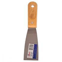 Espatula Compel Aco Inox Cabo Madeira 40Mm - Kit C/6 Pecas