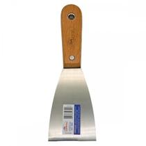 Espatula Compel Aco Inox Cabo Madeira 60Mm - Kit C/6 Pecas