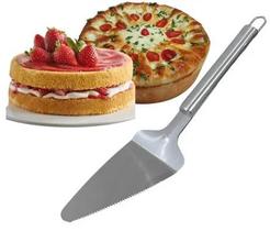 Espátula Corta Bolo Torta Aço Inox Com Serrilha 26 Cm Gourmet Espátula Corta Bolo Torta Aço Inox Com Serrilha 26 Cm Gourmet