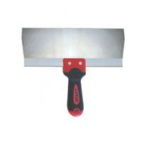 Espátula Cromada Reta Inox 10 Polegadas Cabo Emborrachado - Lotus