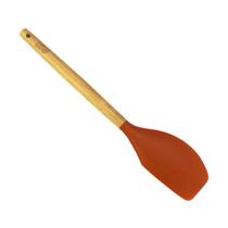 Espátula Cucina de silicone com cabo em madeira A31,5cm terracota