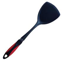 Espatula Culinária De Nylon Grande Peixe Carne Fritura 34 Cm