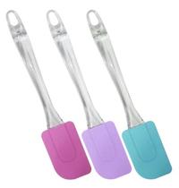 Espátula Culinária de Silicone Colorida com Cabo 23,5 cm de Acrílico - PANAMI