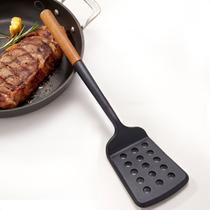 Espatula Culinária De Silicone Vazada Com Alça Multiuso Cozinha Fritura Servir Espatula Culinária De Silicone Vazada Com Alça Multiuso Cozinha Fritura Servir