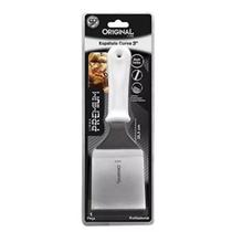 Espátula Curva 3 Cabo Branco Chapeiro Aço Inox Original 1 Un Espátula Curva 3 Cabo Branco Chapeiro Aço Inox Original 1 Un