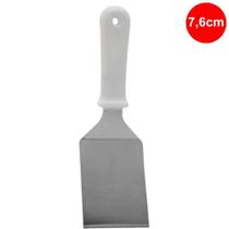 Espátula Curva em Aço Inox com Cabo em PP 3" 7,6cm Linha Premium SL0351 - ORIGINAL