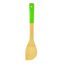 Espatula Curva Nature Color Verde 30Cm Bambu