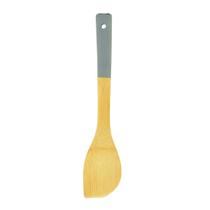 Espátula Curva Nature Cor Cinza 30Cm Bambu