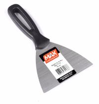ESPATULA DE AÇO CABO PLASTICO 8 cm - Aço temperado