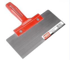 Espátula de Aço Inox - Cabo Plástico - 8cm - REF: 9120 - MAX FERRAMENTAS