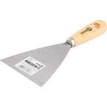 Espátula de aço laminado 101 mm com cabo de madeira