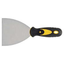 Espátula De Aço Lisa Com Cabo Emborrachado 4" 0,7mm Espátula De Aço Lisa Com Cabo Emborrachado 4" 0,7mm