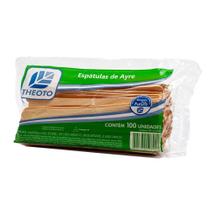 Espátula de Ayre Madeira (THEOTO) - Pacote com 100 Unidades