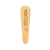 Espátula de Bambu Personalizada Manteiga