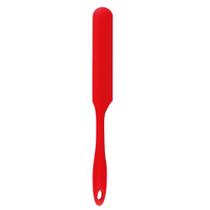 Espátula de Confeitaria 32cm Silicone Vermelha para Decorar Bolos e Tortas