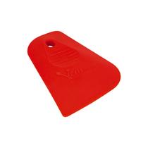 Espátula de Confeitaria Confeiteiro 12,5x9cm Vermelha em Silicone Premium Linha Profissional Prepare VEM