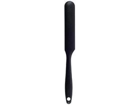 Espatula de Confeiteiro Reta Silicone Preto Pequeno 24cm