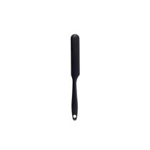 Espatula de Confeiteiro Reta Silicone Preto Pequeno 24cm - OIKOS