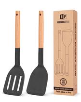 Espátula de cozinha Bundlepro de silicone resistente ao calor, conjunto de 2