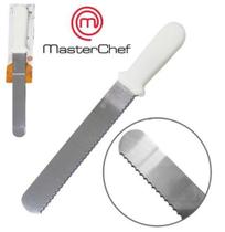 Espatula de Cozinha / Confeitiro Com Serrilha de Inox Cabo Plastico Branco - DAIWA/GEDEX Espatula de Cozinha / Confeitiro Com Serrilha de Inox Cabo Plastico Branco - DAIWA/GEDEX