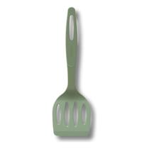 Espátula De Cozinha Vazada 26,7cm De Nylon Verde Resistente Espátula De Cozinha Vazada 26,7cm De Nylon Verde Resistente