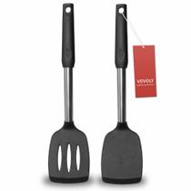 Espátula de Cozinha Vovoly 2 Unidades Silicone e Aço Inoxidável Espátula de Cozinha Vovoly 2 Unidades Silicone e Aço Inoxidável