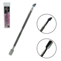 Espátula de Cutícula Dupla de Inox Rainha Chic 13cm Espátula de Cutícula Dupla de Inox Rainha Chic 13cm